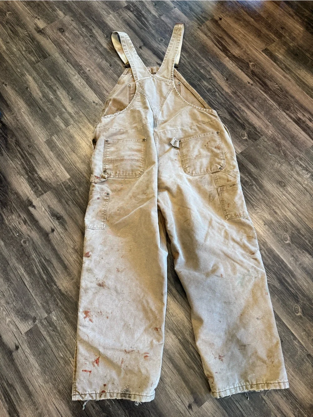 2 Carhartt Workwear Bundle (Jeans 42x30, Overalls 44x30)